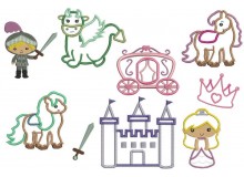 Stickserie Prinzessin